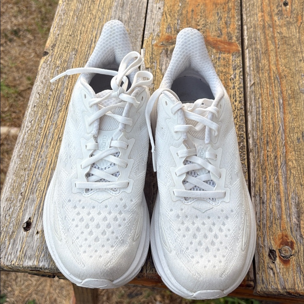 HOKA White Athletic Sneakers